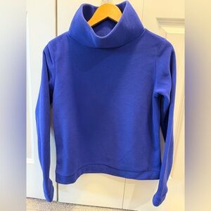 Dudley Stephens Cobalt Fleece Turtleneck Pullover XS